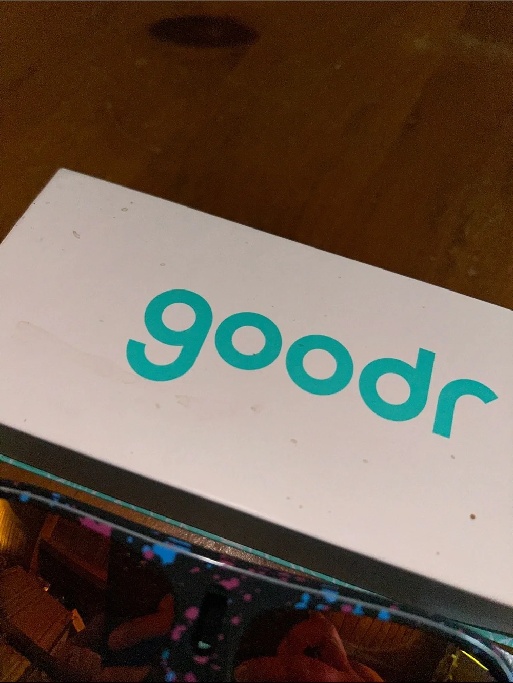 White Case with Teal Logo - Protective Eyewear Box